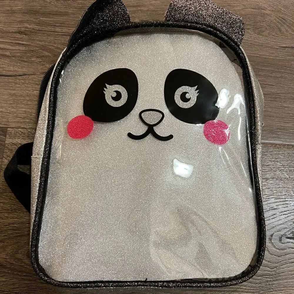 Panda clear toddler backpack